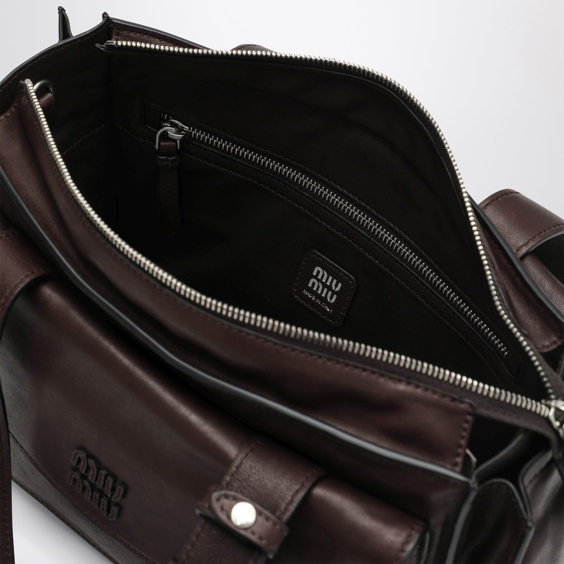 Shopper Utilitaire aus Lammnappa in Braun