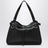 Borsa a spalla nera in pelle