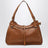 Borsa a tracolla in pelle di vitello cognac