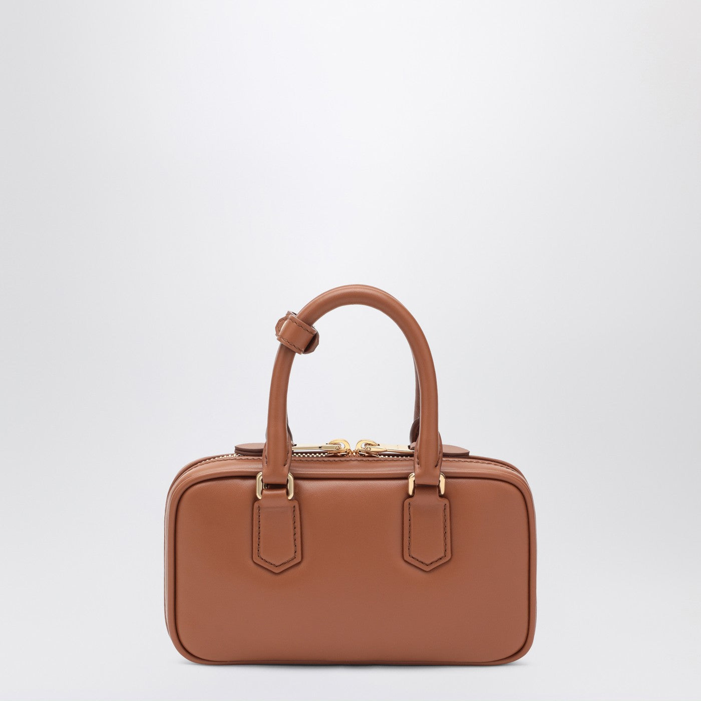 Mini Arcadie satchel in Cognac colour