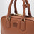 Mini Arcadie satchel in Cognac colour