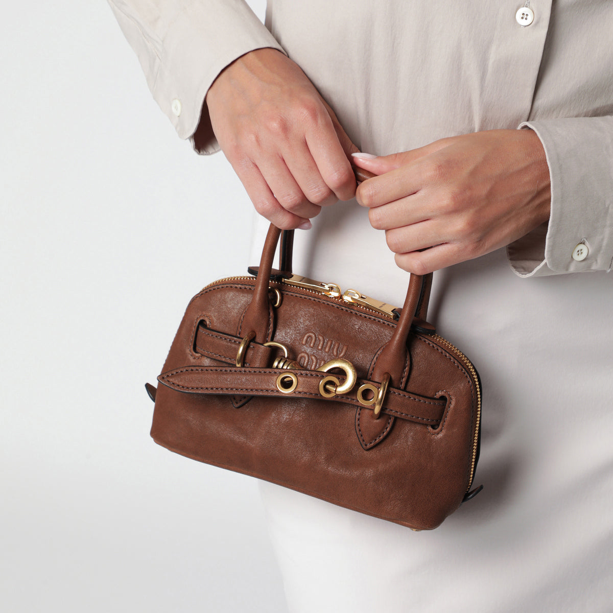 Aventure Rovere mini bag in nappa leather