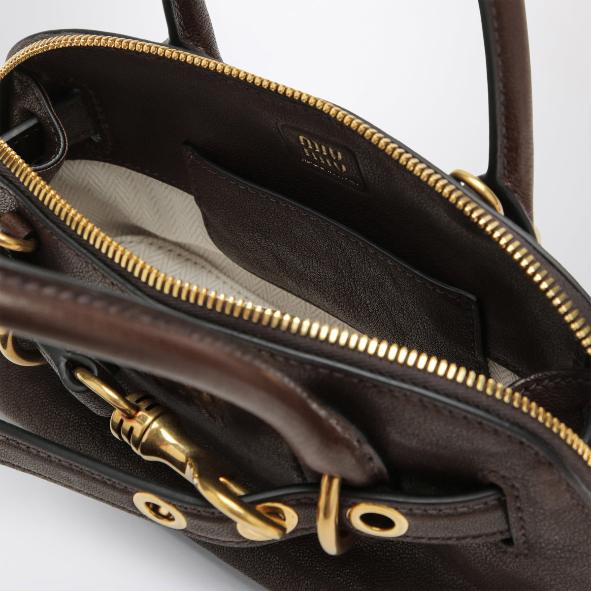 Aventure Mini-Tasche in Radica aus Nappaleder