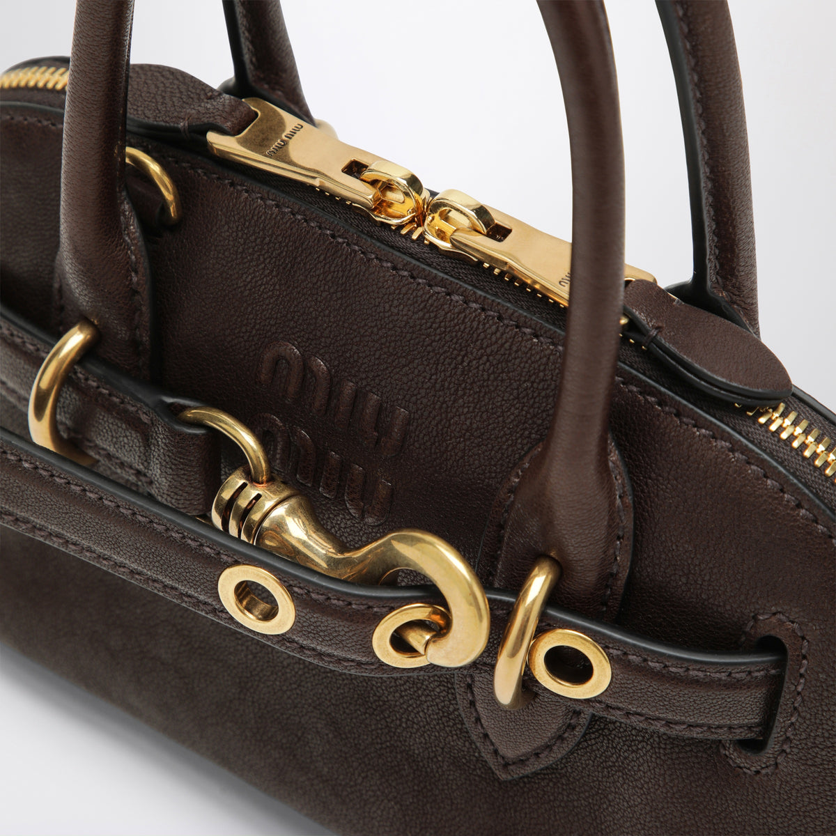 Aventure Mini-Tasche in Radica aus Nappaleder