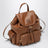 Cognac calfskin backpack