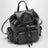Sac à dos en cuir noir