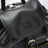 Sac à dos en cuir noir