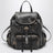 Rucksack aus Lammleder in Kaffeebraun