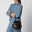 Sac à dos moyen noir en cuir