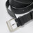 Ceinture en cuir noir
