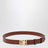 Tobacco leather belt