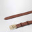 Tobacco leather belt