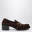 Mocassins en daim marron foncé