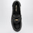 Black brushed leather loafers