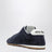 Baskets en daim bleu plume
