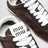 Sneakers Plume en cuir couleur brûlée