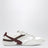 Gymnasium sneakers in white and amaranth in technical fabric and suede