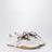 White Gymnasium sneakers in mesh and suede