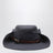 Chapeau cowboy en drill de coton, hématite