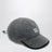 Cappello da baseball grigio in pile