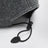 Cappello da baseball grigio in pile