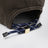 Washed denim baseball cap in dark brown and blue