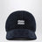 casquette de baseball en velours bleu et noir