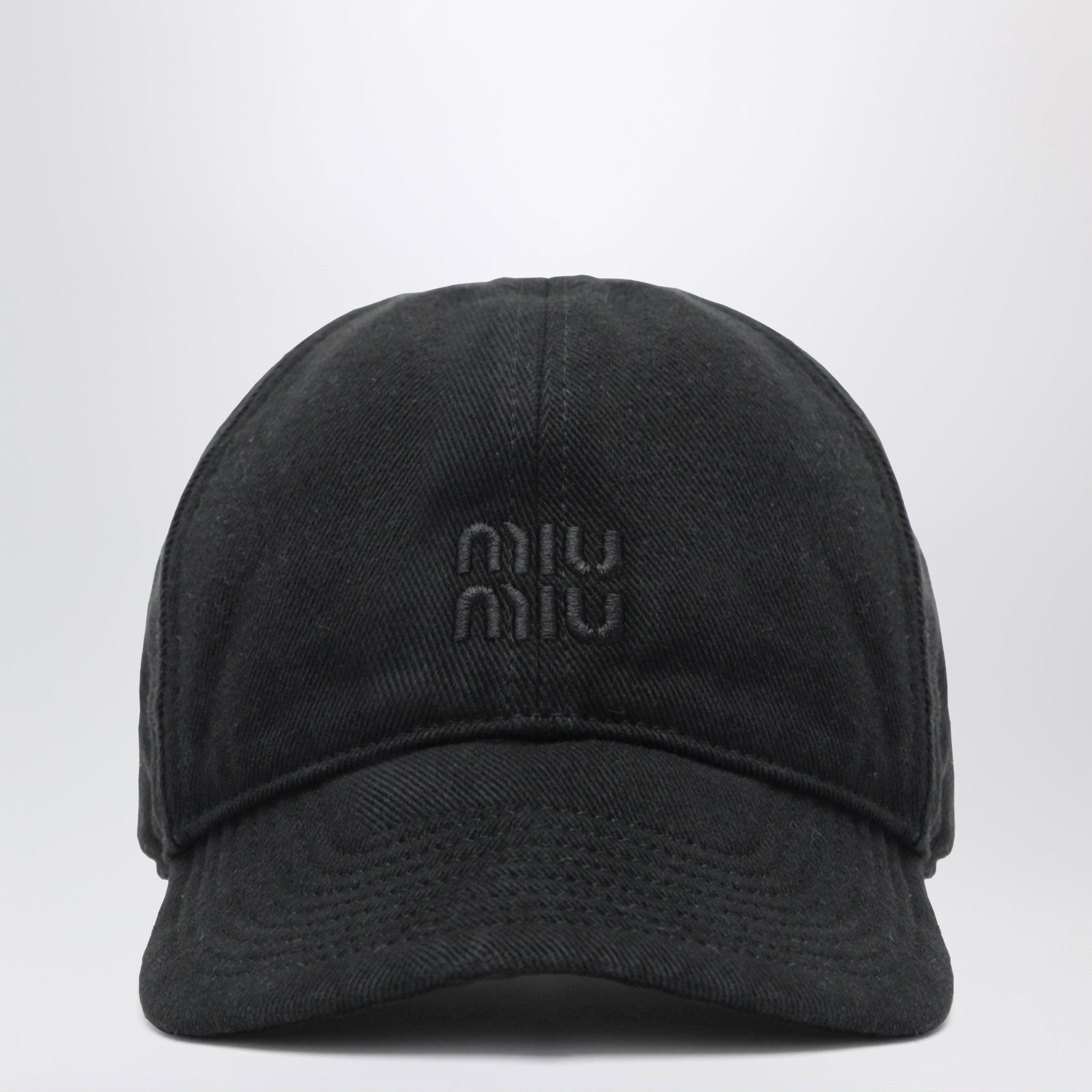 Casquette de baseball en coton noir