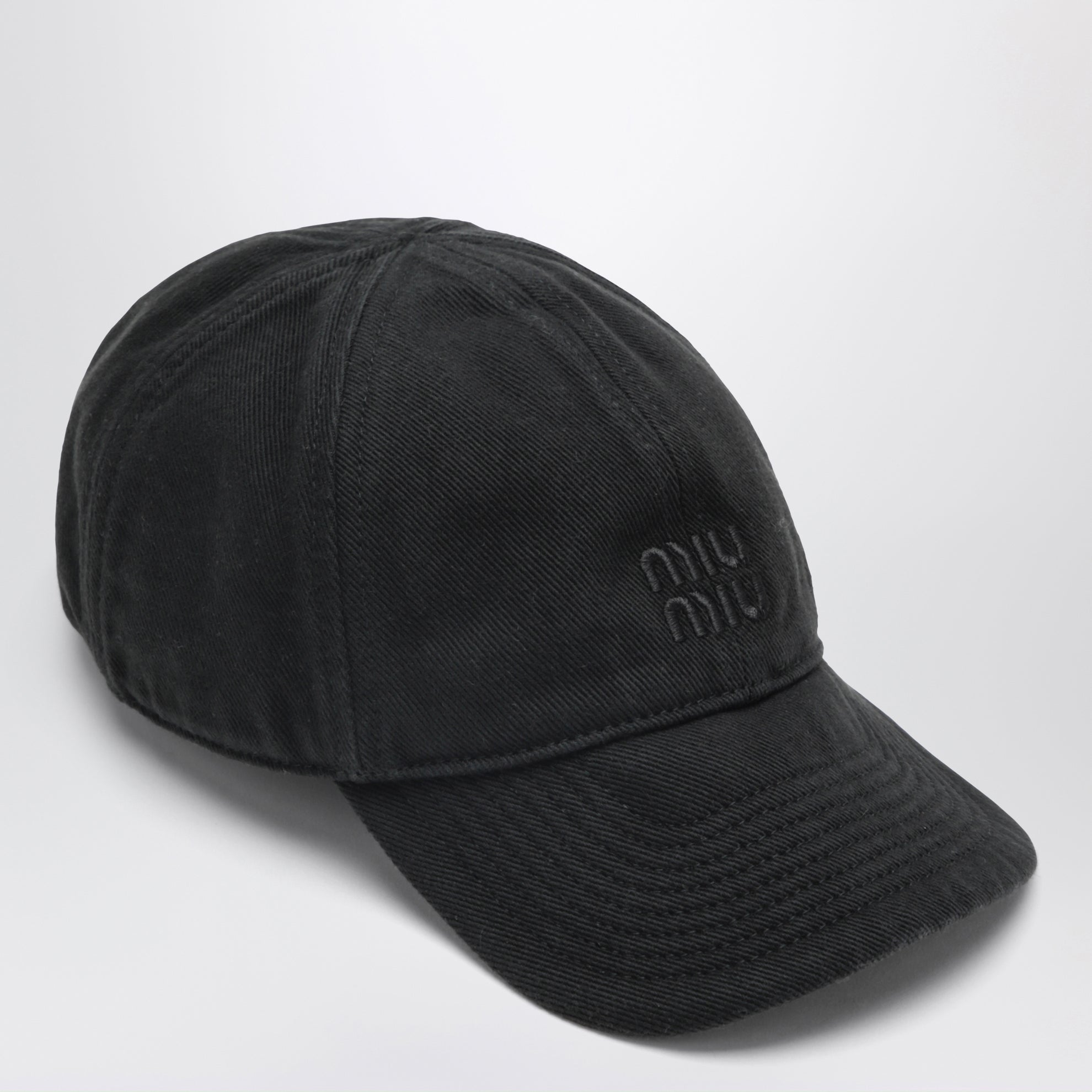 Casquette de baseball en coton noir