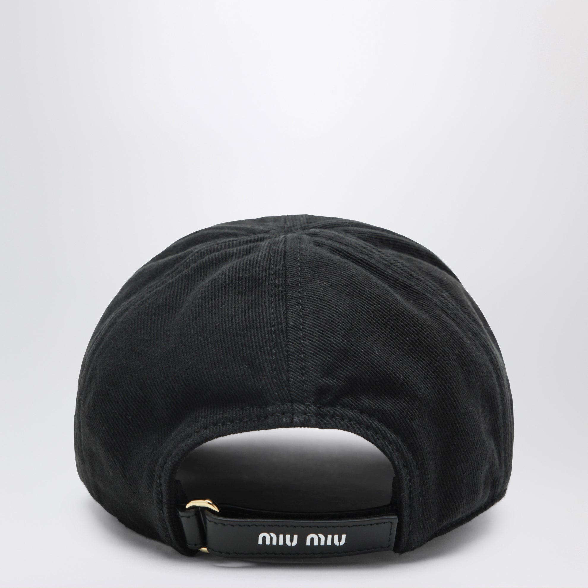 Casquette de baseball en coton noir