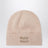 Bonnet rose clair en mélange de mohair