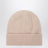 Bonnet rose clair en mélange de mohair