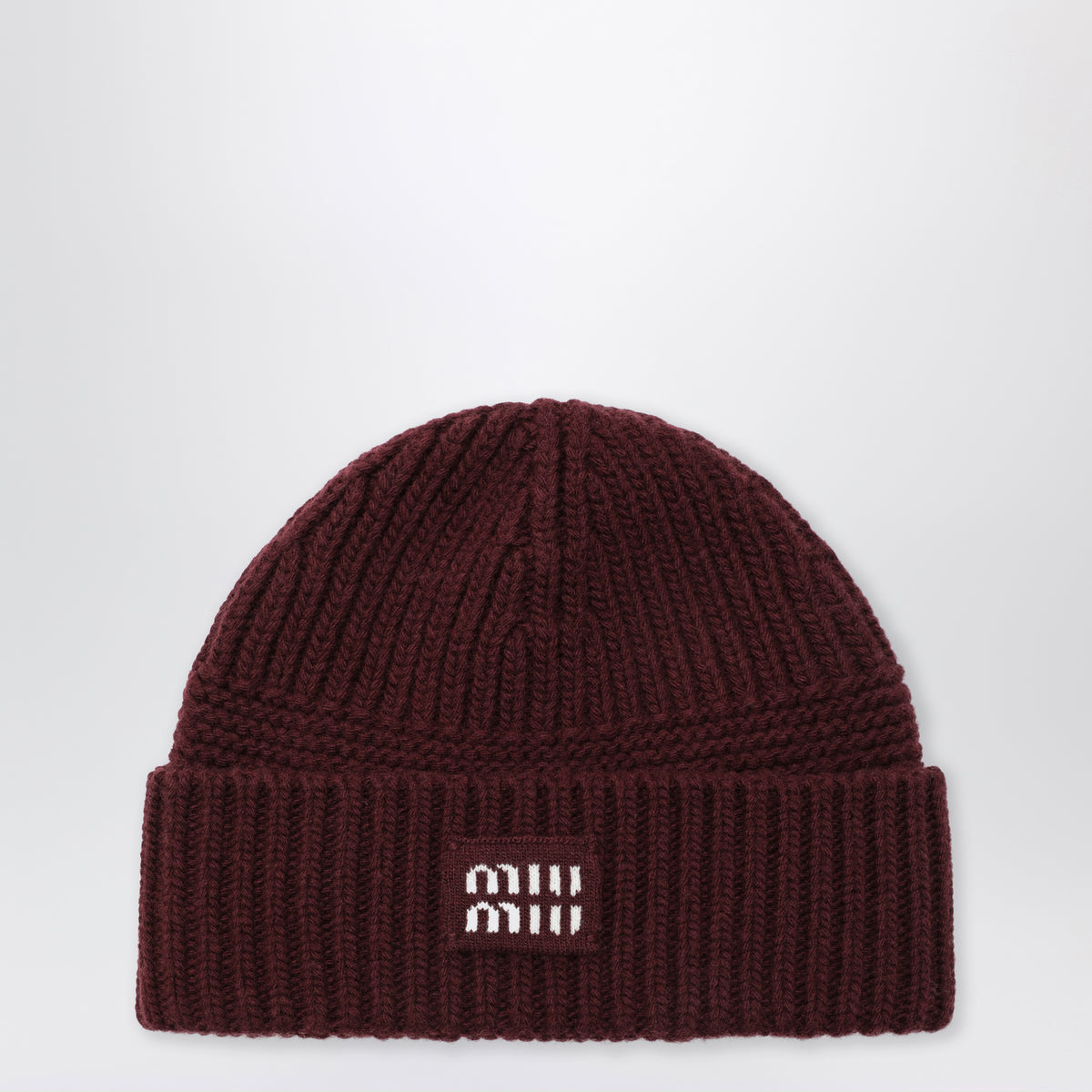 Amaranth beanie in wool and cashmere