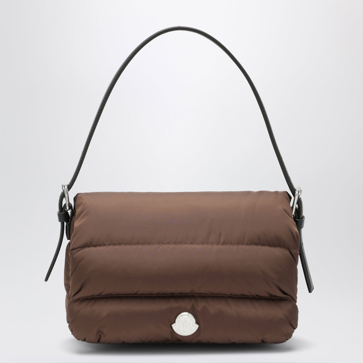 Burgundy Caradoc nylon shoulder bag