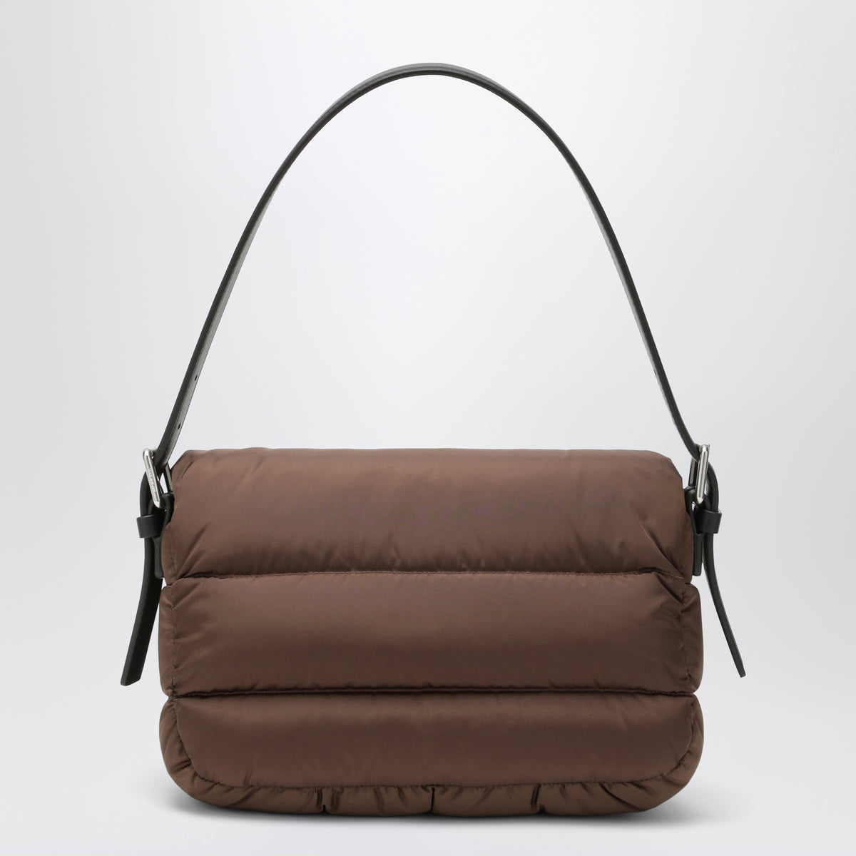 Burgundy Caradoc nylon shoulder bag