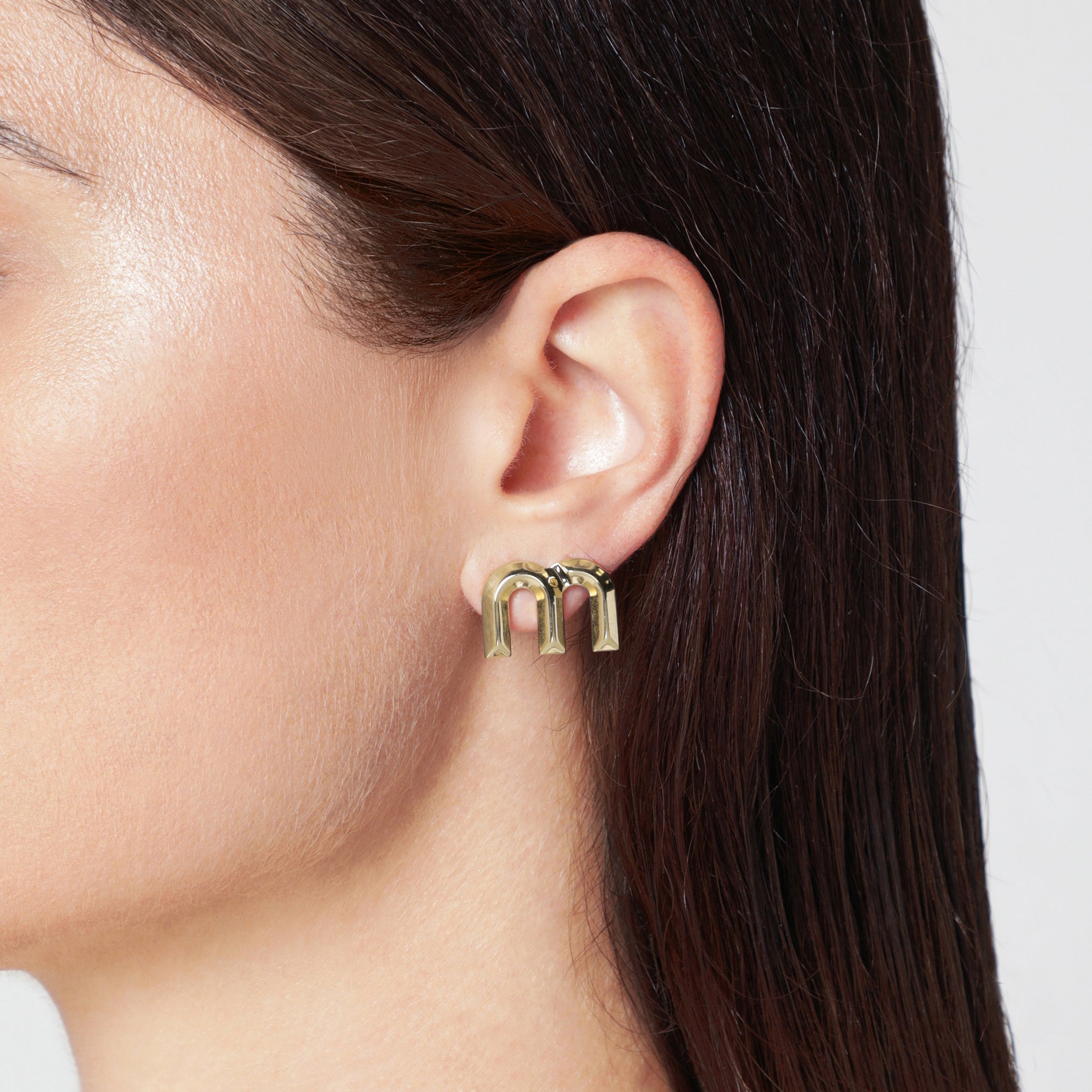 Boucles d'oreilles en laiton doré