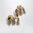 Boucles d'oreilles en laiton doré