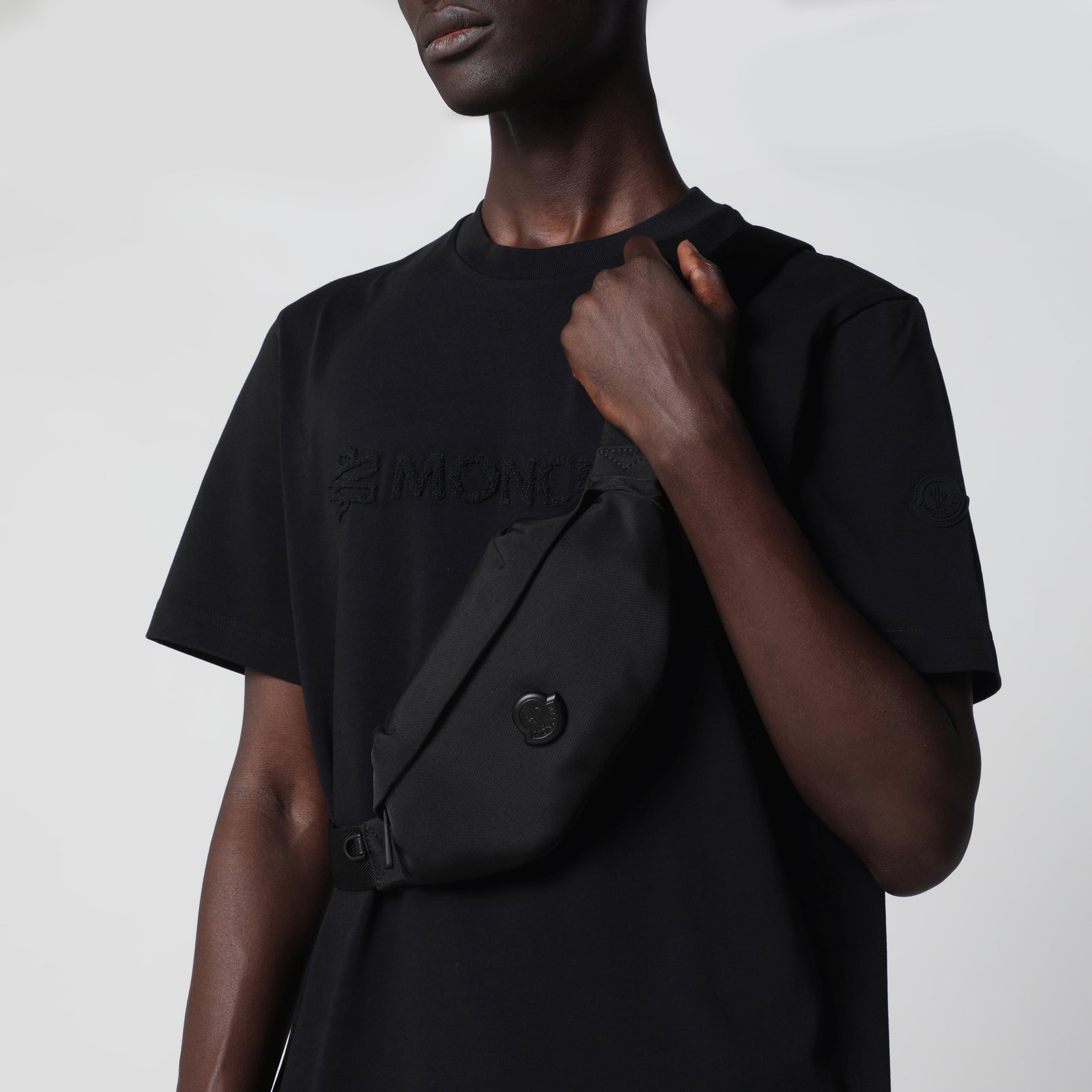 Marsupio Durance in misto nylon nero