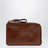 Rosewood envelope card holder in calfskin