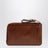Rosewood envelope card holder in calfskin