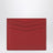 Red Leather Card Holder