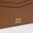 Card holder in leather, Cognac