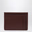 Porte-cartes en cuir nappa matelassé bordeaux
