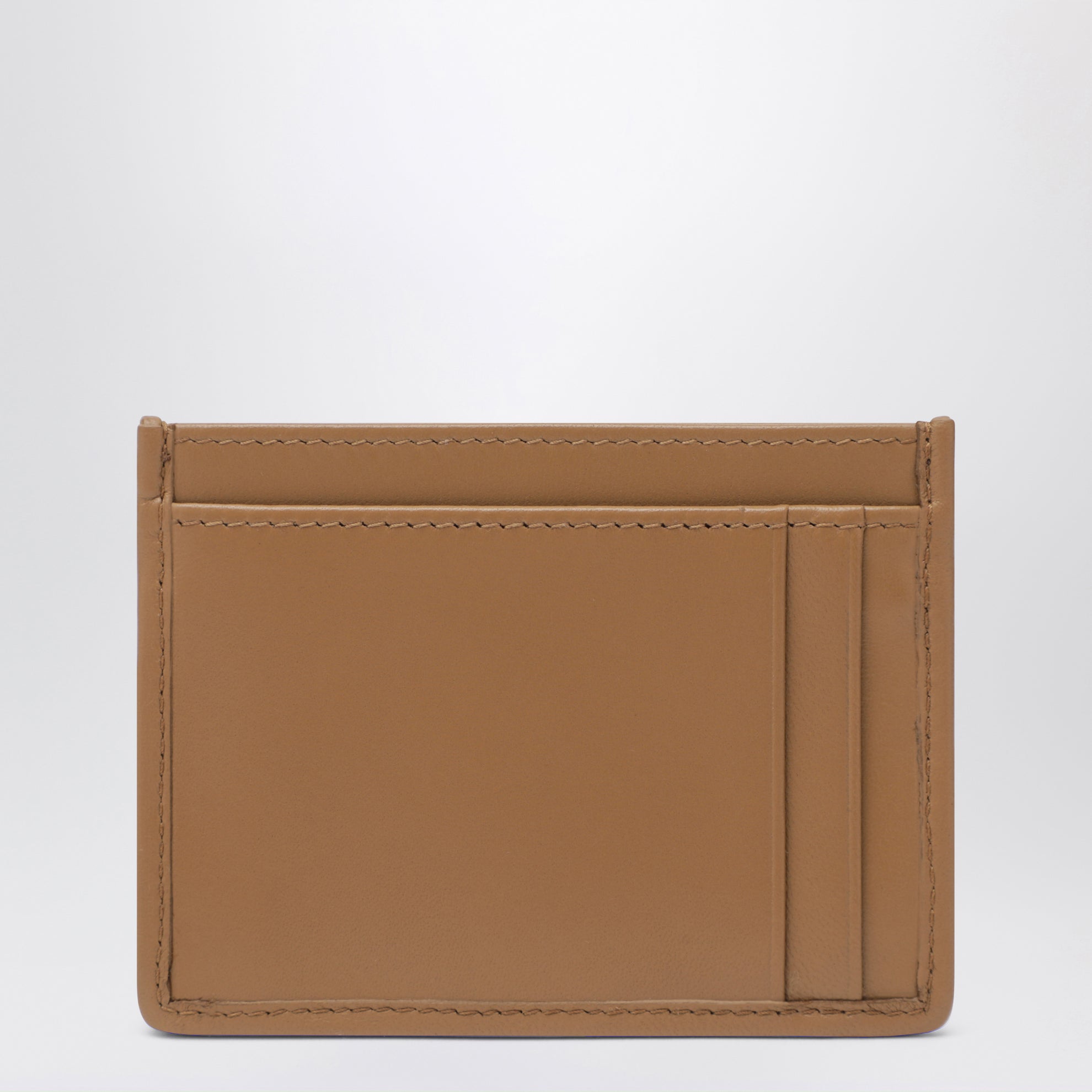 Caramel Card Holder in Matelassé Nappa Leather