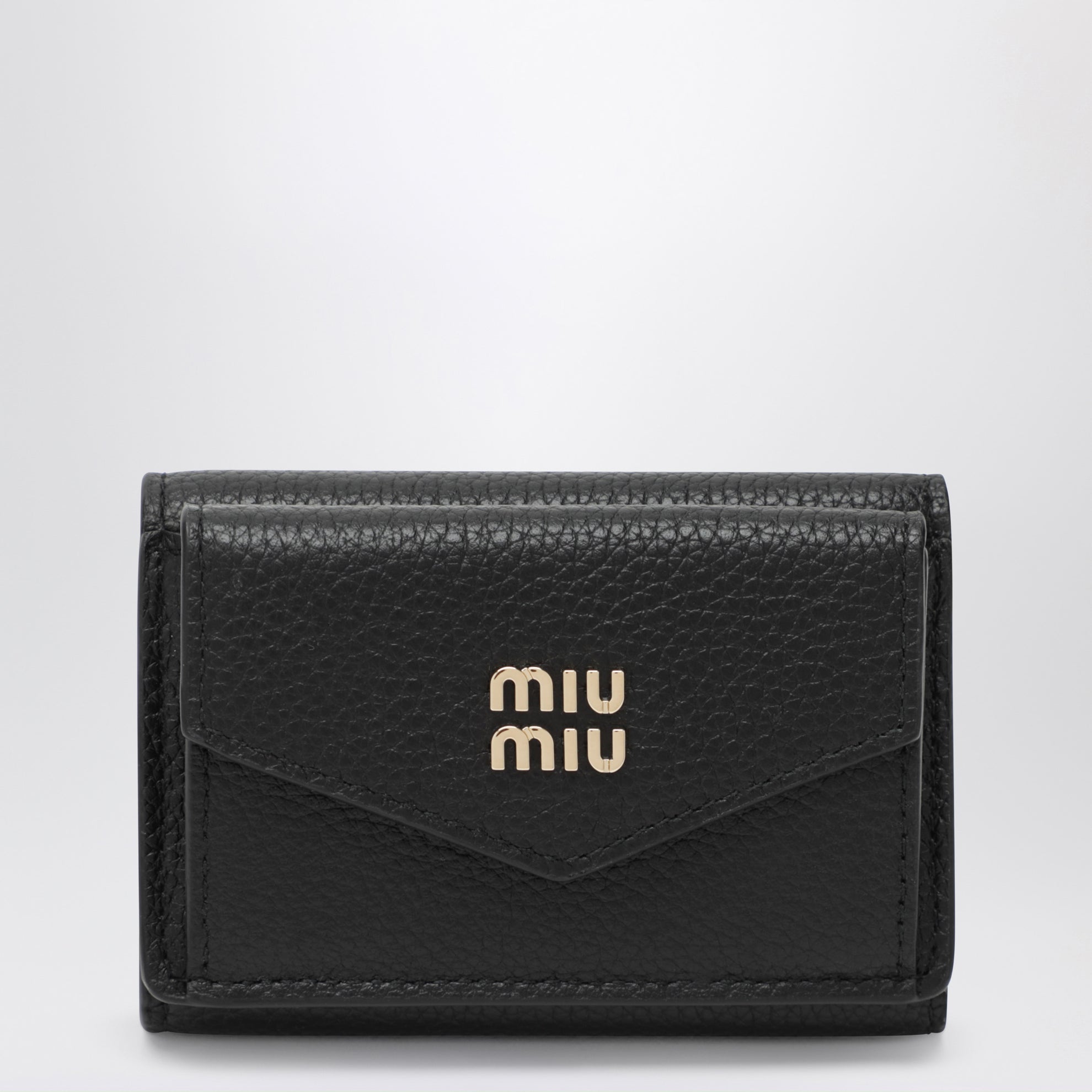 Petit portefeuille en cuir noir
