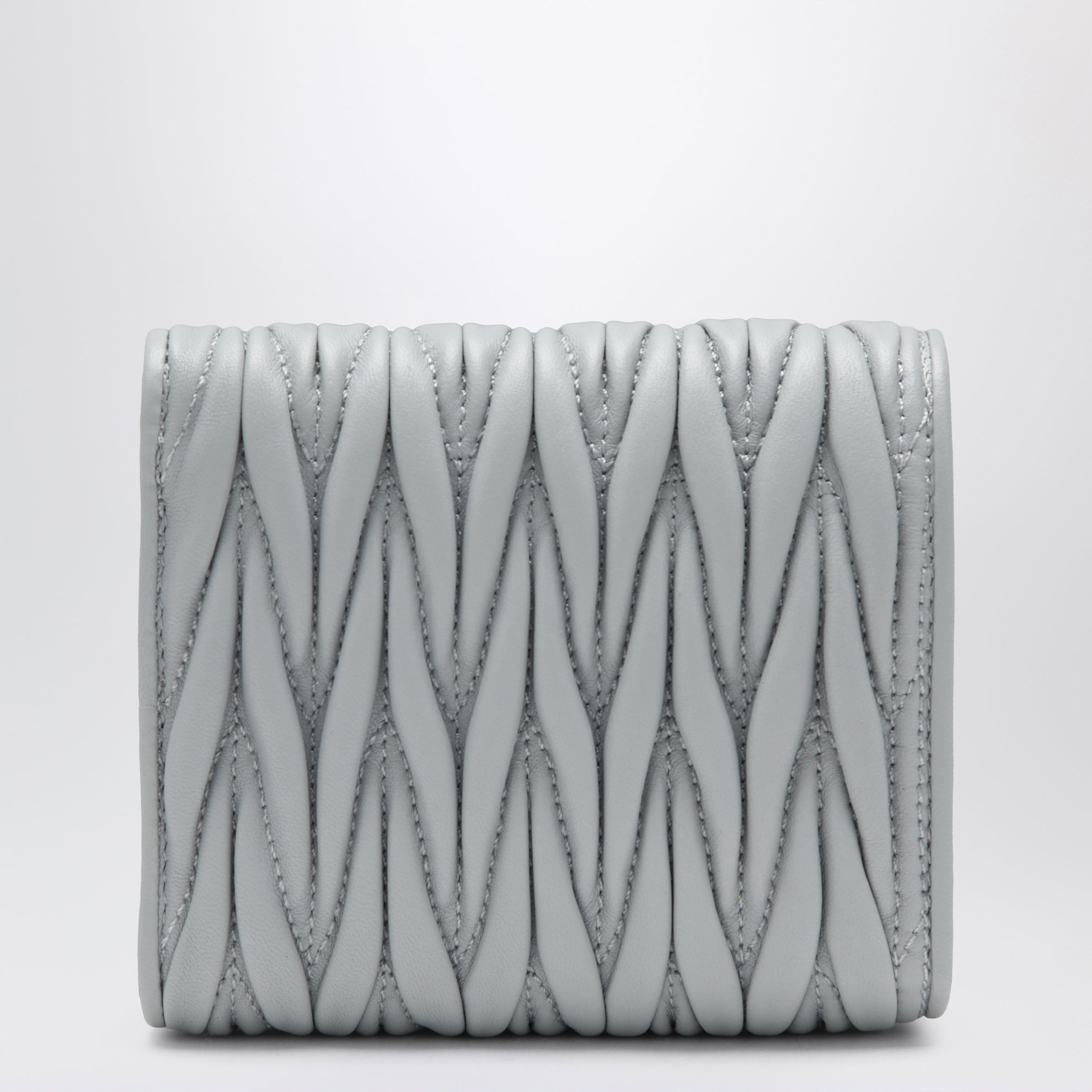Petit portefeuille Perla en cuir nappa matelassé