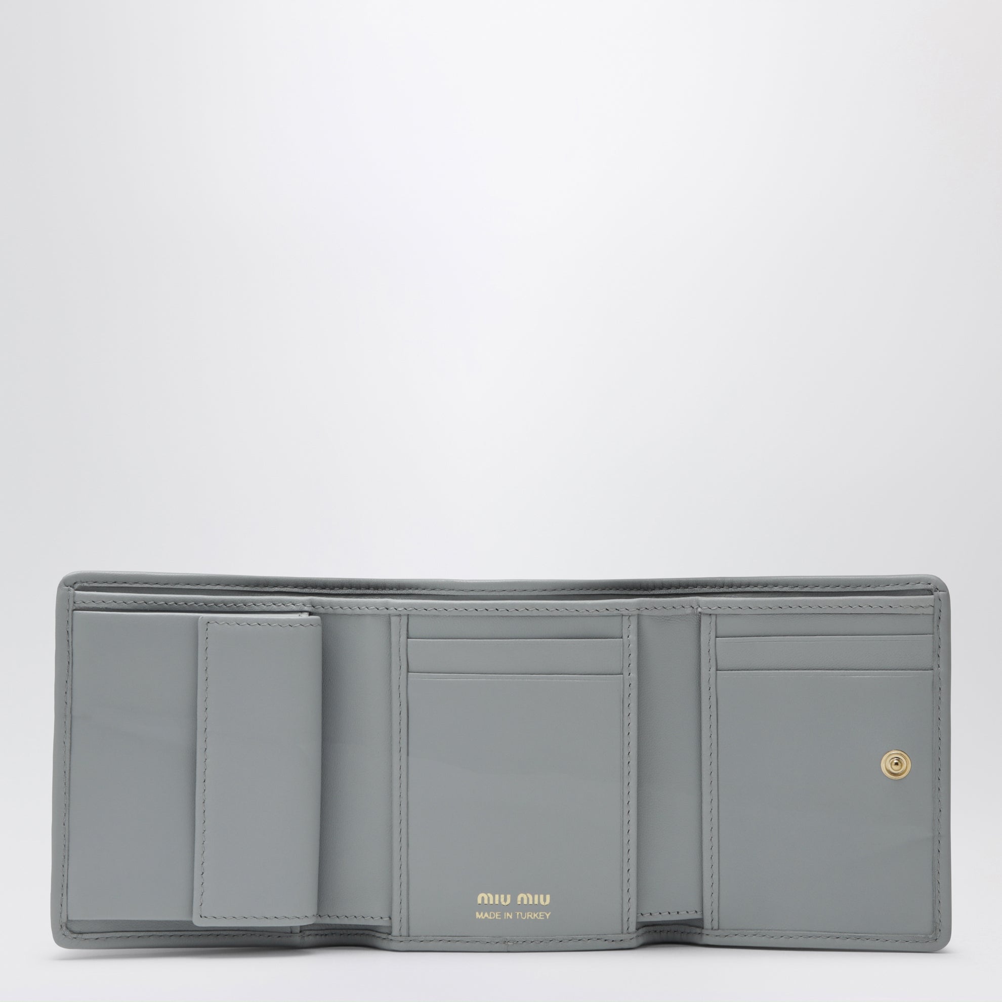 Petit portefeuille Perla en cuir nappa matelassé