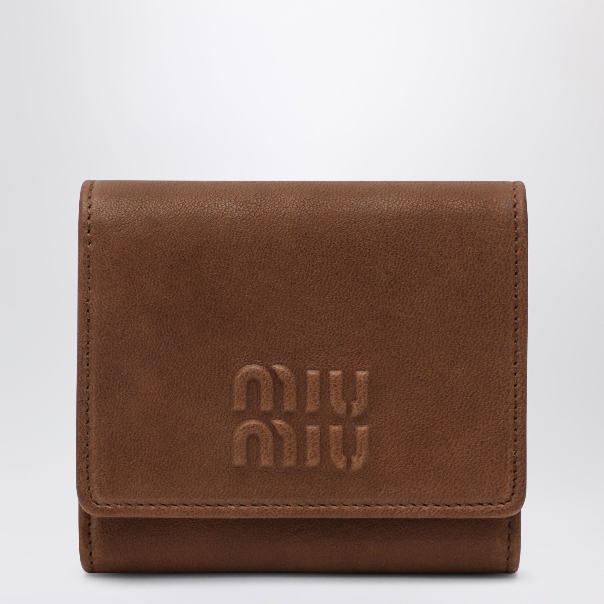 Petit portefeuille en cuir d'agneau Oak