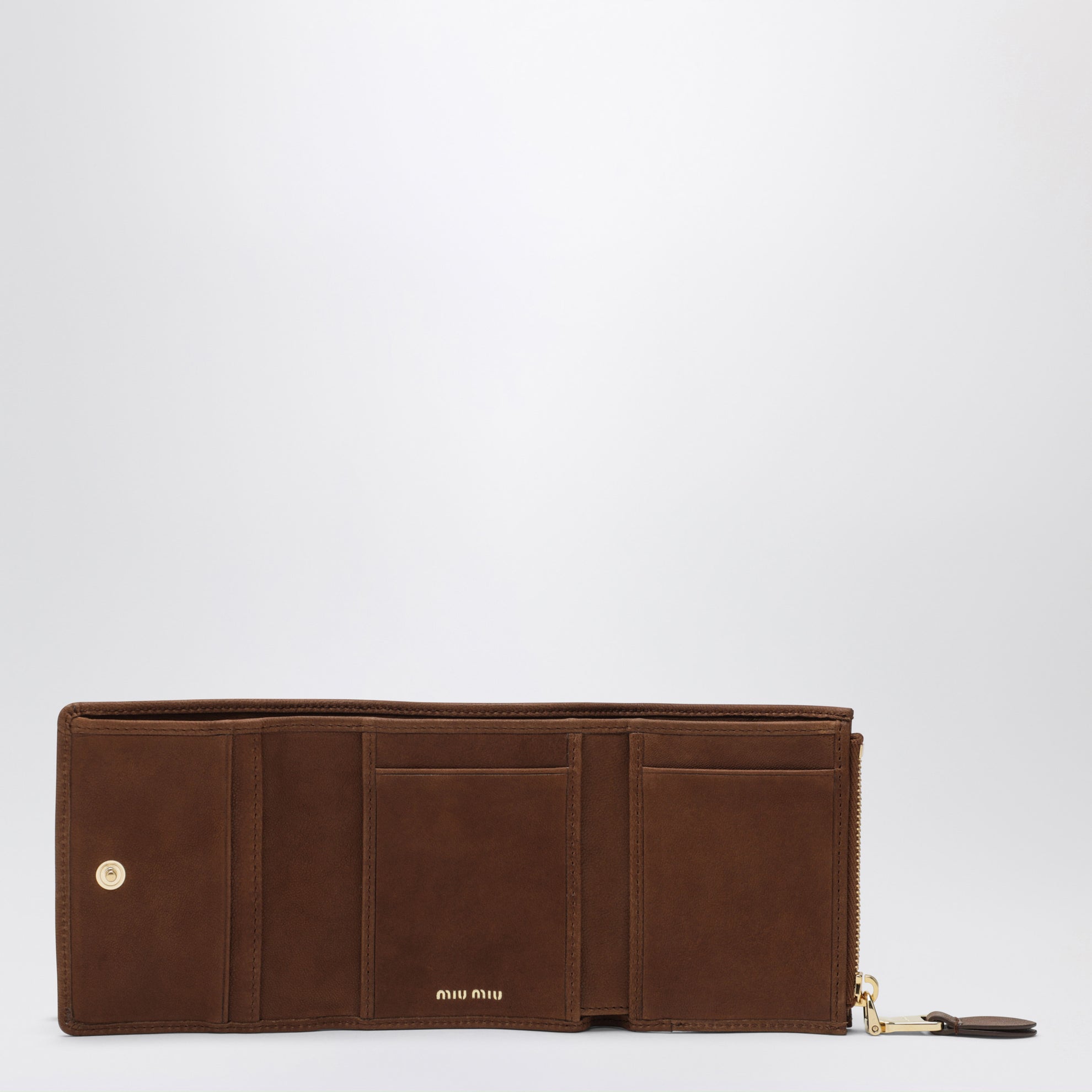 Petit portefeuille en cuir d'agneau Oak