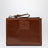 Petit portefeuille marron en cuir